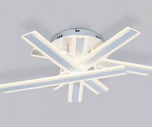 FA8903 WH/CH белый/хром 132W 3000K-6400K 620*590*150 (ПДУ РАДИО 2.4G)