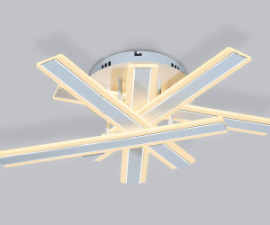 FA8903 WH/CH белый/хром 132W 3000K-6400K 620*590*150 (ПДУ РАДИО 2.4G)