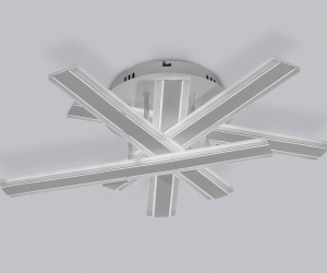 FA8903 WH/CH белый/хром 132W 3000K-6400K 620*590*150 (ПДУ РАДИО 2.4G)