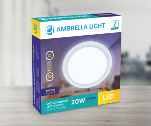 DLR 20W 6400K 185-250V (200W) (D225mm/A200mm)