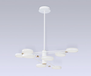 FL51642/8 WH/GD белый/золото 3000K/4200K/6400K 67W D1000*850 (Без ПДУ)