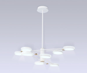 FL51642/8 WH/GD белый/золото 3000K/4200K/6400K 67W D1000*850 (Без ПДУ)