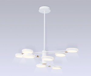 FL51642/8 WH/GD белый/золото 3000K/4200K/6400K 67W D1000*850 (Без ПДУ)