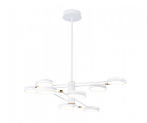 FL51642/8 WH/GD белый/золото 3000K/4200K/6400K 67W D1000*850 (Без ПДУ)