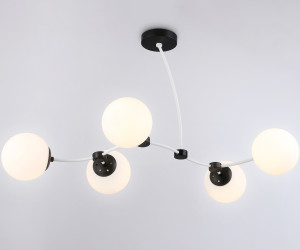 TR2546/5 WH/BK белый/черный E27/5 max 60W 950*600*450