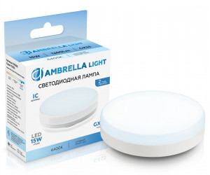 531506 LED GX53 15W IC 6400K 175-265V