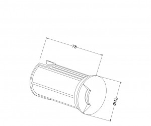 Встраиваемый светильник Outdoor O044DL-L1S3K