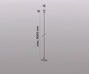 TR2127-WH Механический подвес для трека SMART BASE, IP20, 5м, белый, алюминий