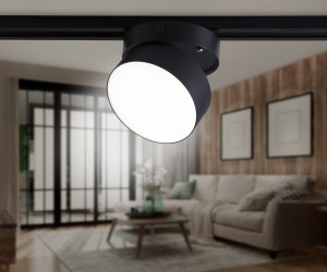 GL6879 BK черный LED 16W 4200K D115*90