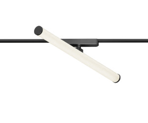 DK5325-BK Светильник для трека Air, серия Ray 3000 со светодиодом, L500*W35*H79mm,?33, 48V DC, 12W, RA?90, 120°, 3000K, IP20, черный, алюминий