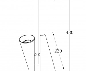Потолочный светильник Maytoni MOD095CL-02BS