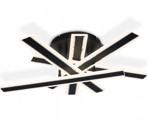 FA8906 BK/CH черный/хром 132W 3000K-6400K 620*590*150 (ПДУ РАДИО 2.4G)