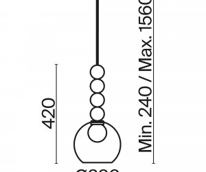 Подвесной светильник Freya FR5220PL-01CH3