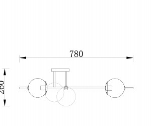 Потолочный светильник Freya FR5205PL-06BS