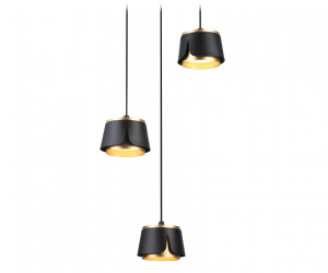 TN71252/3 BK/GD черный/золото GX53/3 D250*1090