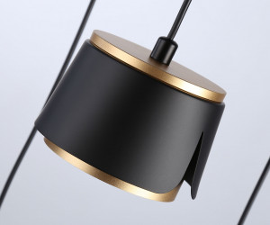 TN71252/3 BK/GD черный/золото GX53/3 D250*1090