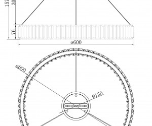 Подвесной светильник Freya FR5257PL-L25CH