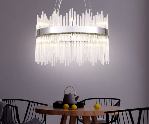 TR5353/10 CH/CL хром/прозрачный G9/10 max 40W D500*800