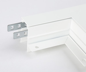 GL3355 WH белый коннектор т-образный встраиваемый 170*85*46,8