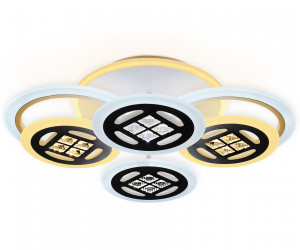 FA2951/6 WH белый 4200K/3000K+6400K/6400K+3000K 125W 550*405*150 (ПДУ ИК)