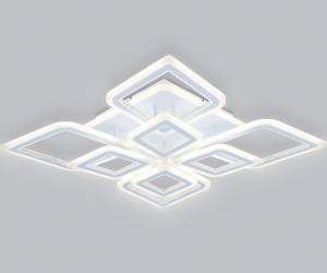 FA8911/4+4 WH/CH белый/хром 162W 3000K-6400K 560*560*120 (ПДУ РАДИО 2.4G)