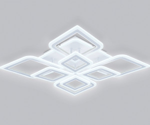 FA8911/4+4 WH/CH белый/хром 162W 3000K-6400K 560*560*120 (ПДУ РАДИО 2.4G)