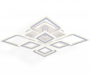 FA8911/4+4 WH/CH белый/хром 162W 3000K-6400K 560*560*120 (ПДУ РАДИО 2.4G)