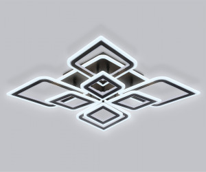 FA8912/4+4 BK/CH черный/хром 162W 3000K-6400K 560*560*120 (ПДУ РАДИО 2.4G)