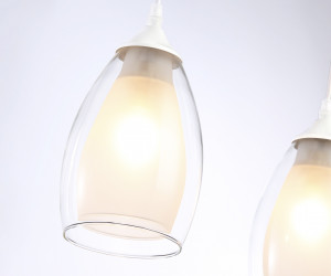 TR3536/3 WH/CL/FR белый/прозрачный/белый матовый E27*3 max 40W 640*120*820