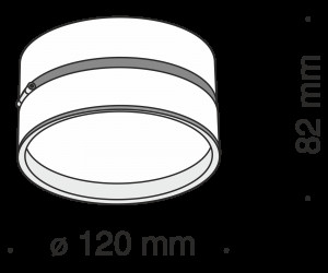 Потолочный светильник Technical C024CL-L18W
