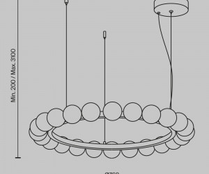 Подвесной светильник Maytoni MOD331PL-L42BS3K