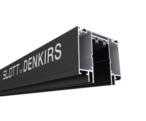 TR2014-BK Профиль-трек SLOTT for DENKIRS SMART, для натяжных потолков, 2 м, алюминий, черный