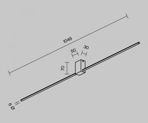 Настенный светильник (бра) Technical C071WL-L12W3K