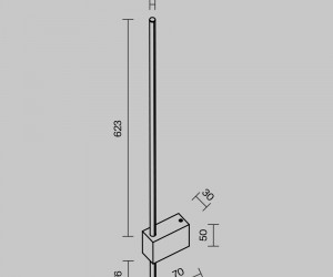 Настенный светильник (бра) Technical C070WL-L6W3K