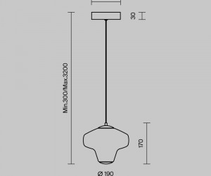 Подвесной светильник Maytoni MOD359PL-L6BS3K1