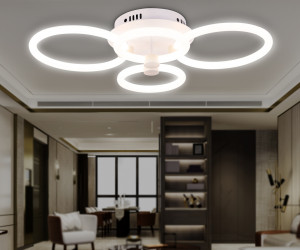 FA3811/2+2 WH белый 3000K-6400K 82W 620*420*130 (ПДУ ИК)