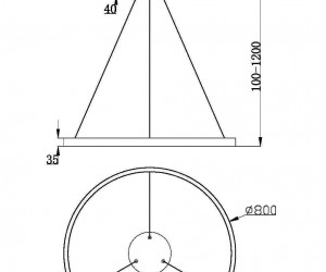 Подвесной светильник Maytoni MOD058PL-L42W3K
