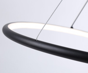 FL66293 BK черный 39W 3000K-6400K D500*1000 (ПДУ ИК)