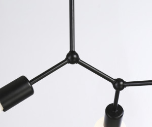 TR8027/3 BK черный E27*3 max 40W D400*390