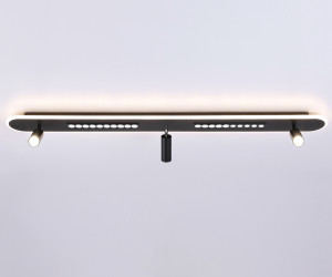 FL51452/1+3 BK черный 79W 3000K-6400K+4200K 1200*125*100 (Без ПДУ)