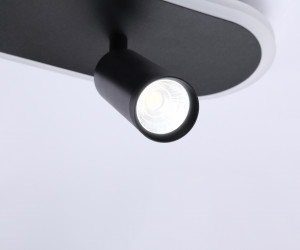 FL51452/1+3 BK черный 79W 3000K-6400K+4200K 1200*125*100 (Без ПДУ)