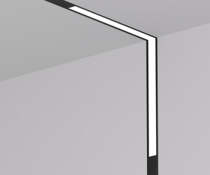 DK8015-BK Угловой трековый светильник SMART LINEAR со светодиодом, L312*312, 220V, 18W, 3000-6000К, IP20, черный, алюминий