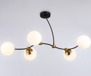 TR2548/5 BK/SB черный/бронза E27/5 max 60W 950*600*450