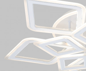 FA8914/5+5 WH/CH белый/хром 193W 3000K-6400K 770*740*120 (ПДУ РАДИО 2.4G)