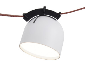 DK5542-WH+BK Поворотный светильник для трека-ремня Belty, серия Spot, со светодиодом, D100*H107мм, 48V DC, 12W, RA90, 120°, 4000K, IP20, белый с черным, алюминий