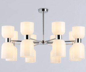 LH56085/16 СH/FR хром/белый матовый E14*16 max 40W D860*510