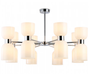 LH56085/16 СH/FR хром/белый матовый E14*16 max 40W D860*510