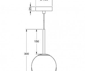 Подвесной светильник Maytoni MOD321PL-01W