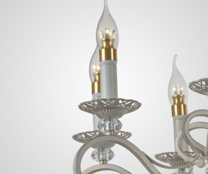 Подвесная люстра P9680-8 WT+GD 000024294