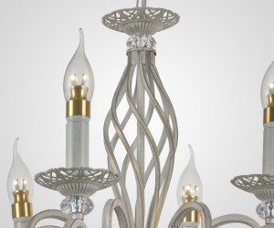 Подвесная люстра P9680-8 WT+GD 000024294